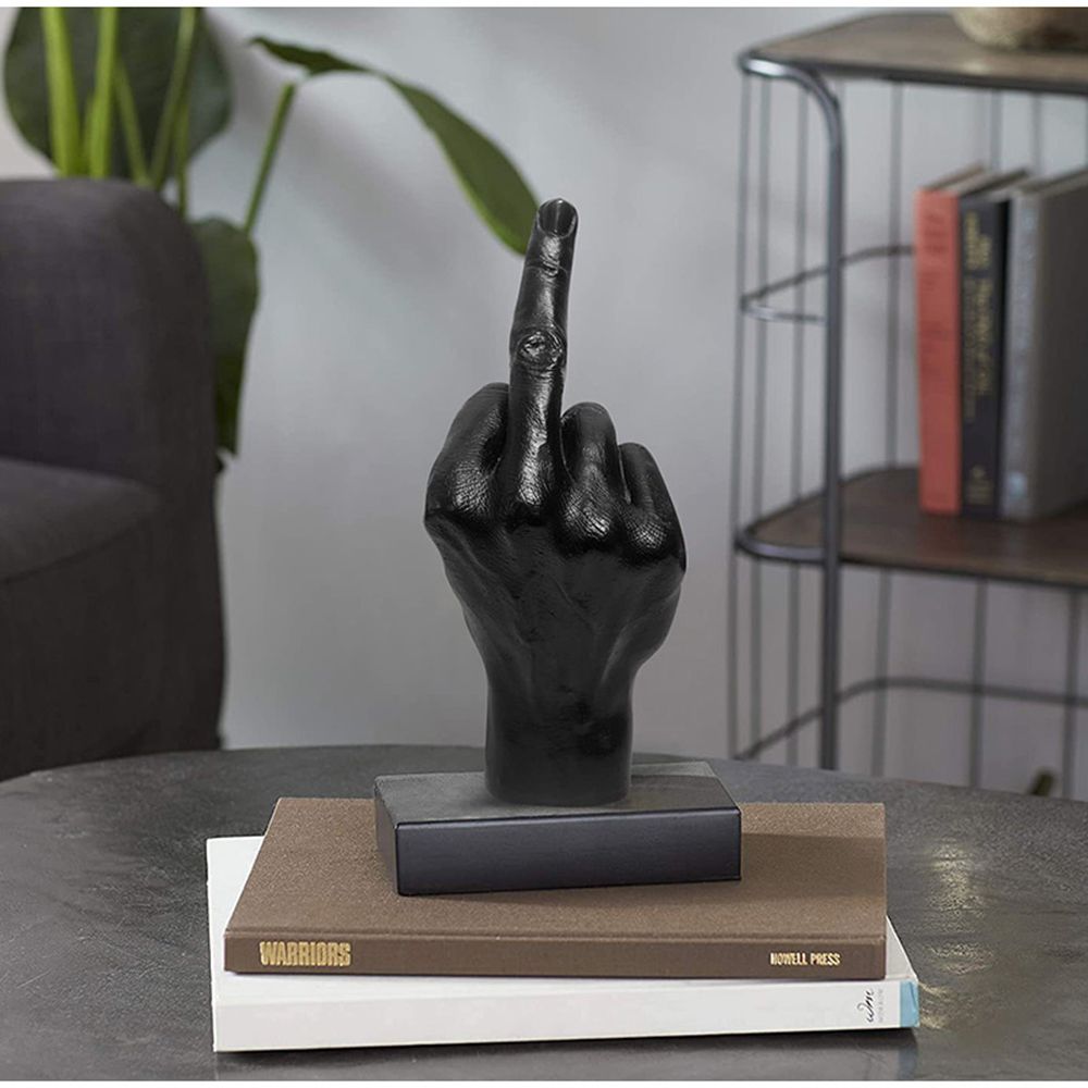 Middle Finger Hand Statue Desk Ornament - DormVibes