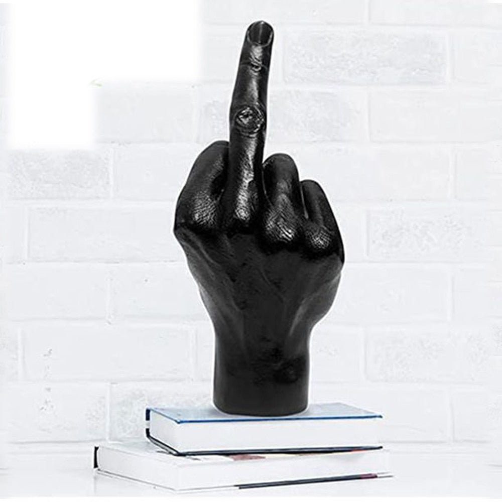 Middle Finger Hand Statue Desk Ornament - DormVibes