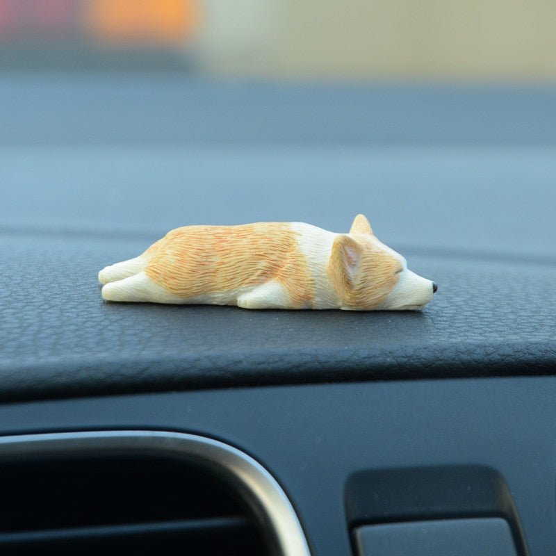 Mini Corgi Car Desk Ornament - DormVibes