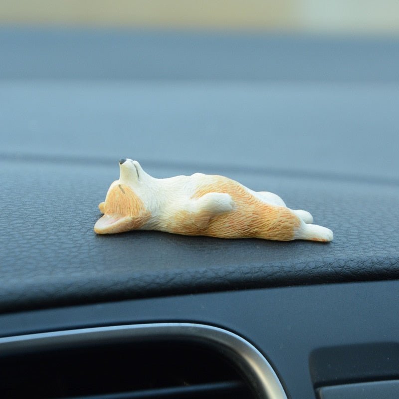 Mini Corgi Car Desk Ornament - DormVibes
