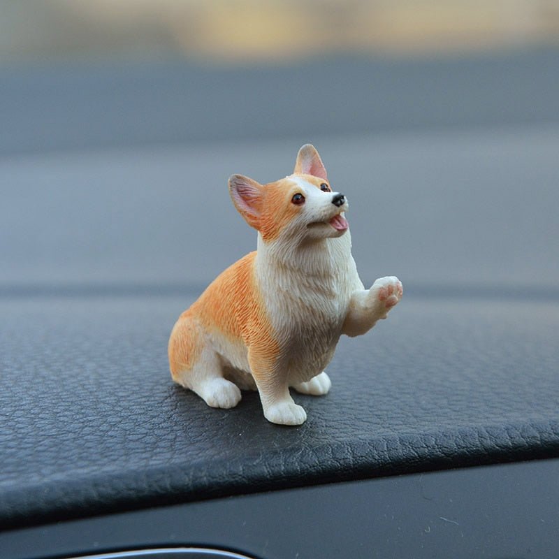 Mini Corgi Car Desk Ornament - DormVibes