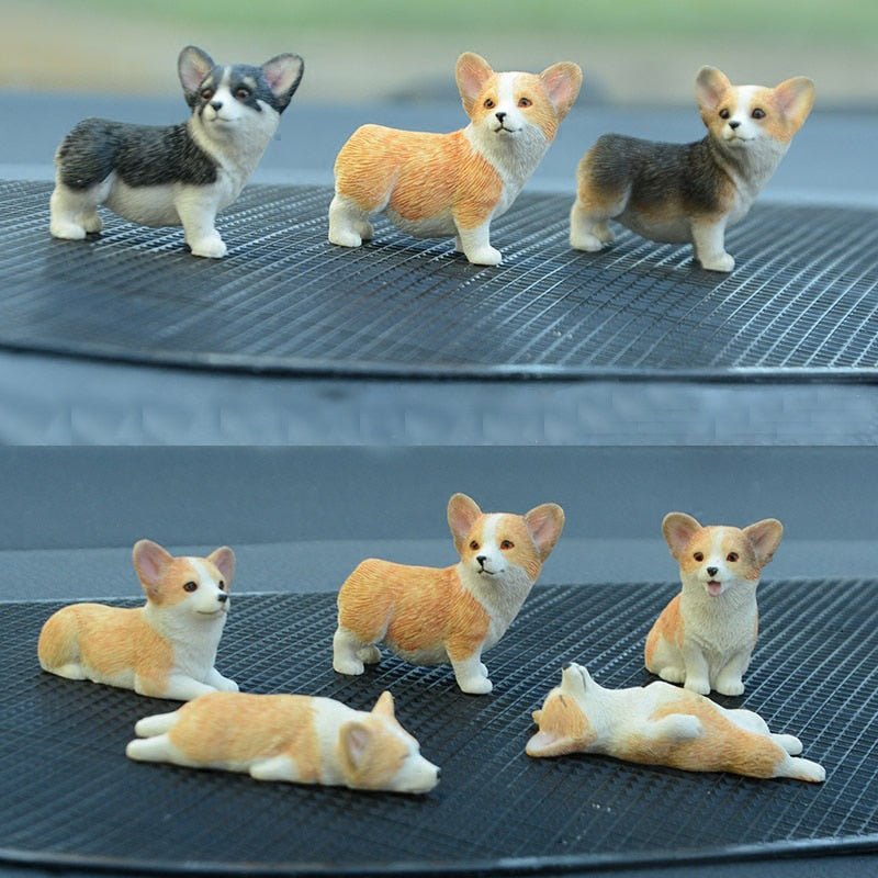 Mini Corgi Car Desk Ornament - DormVibes