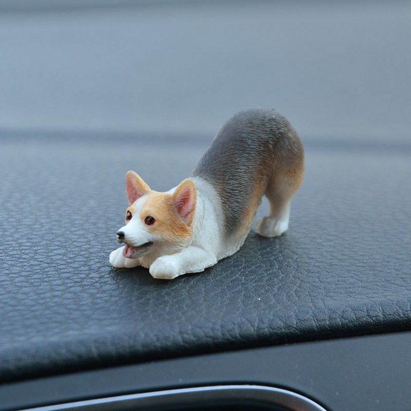 Mini Corgi Car Desk Ornament - DormVibes