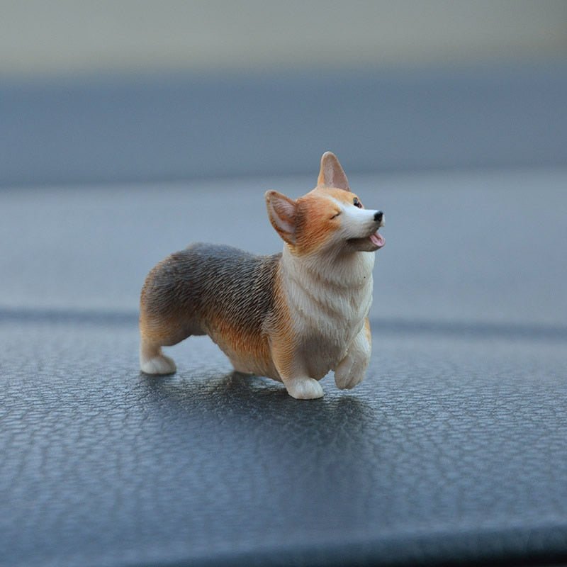 Mini Corgi Car Desk Ornament - DormVibes