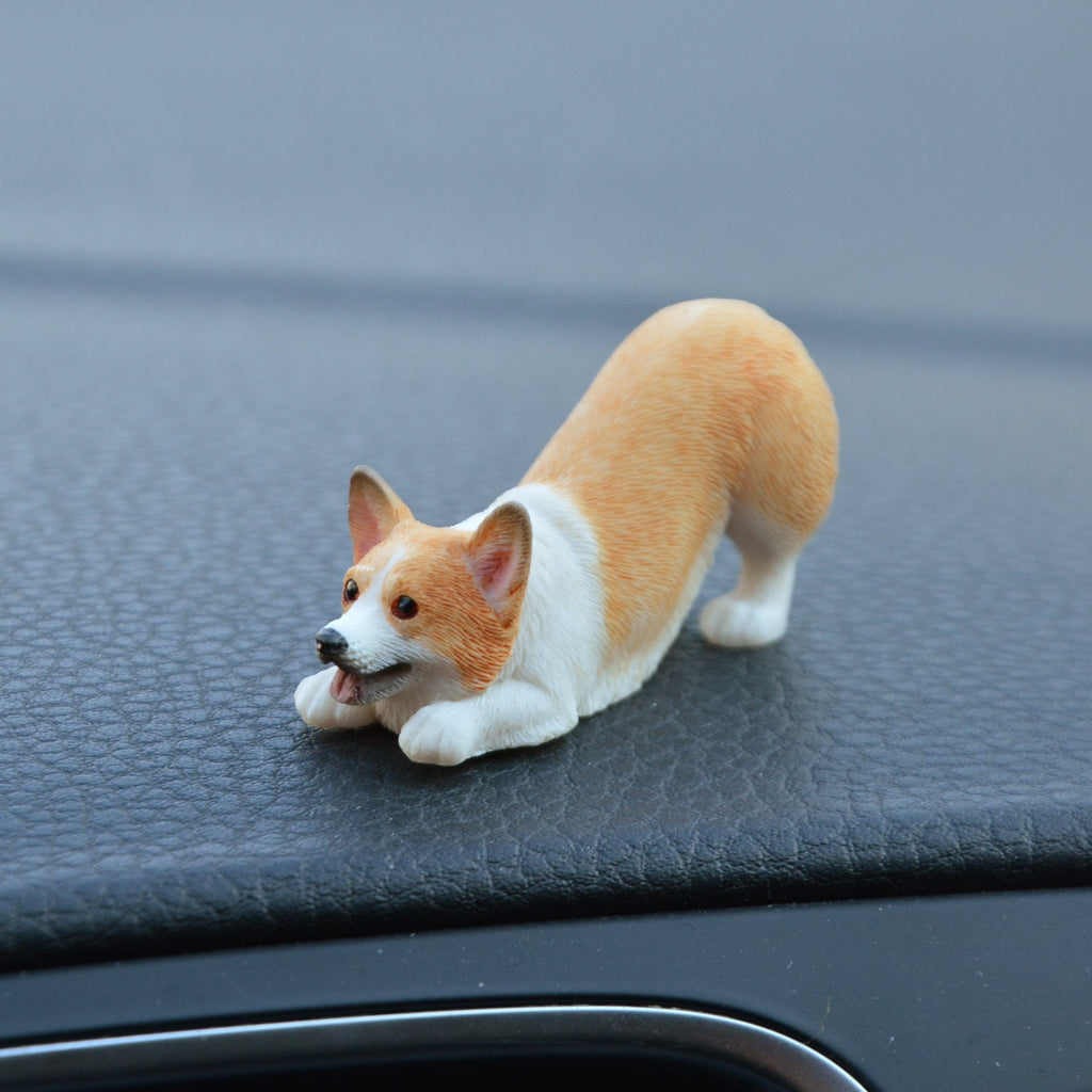 Mini Corgi Car Desk Ornament - DormVibes