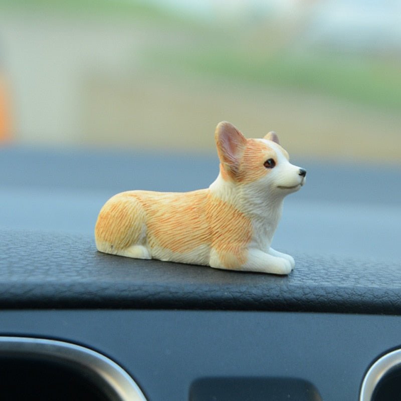 Mini Corgi Car Desk Ornament - DormVibes