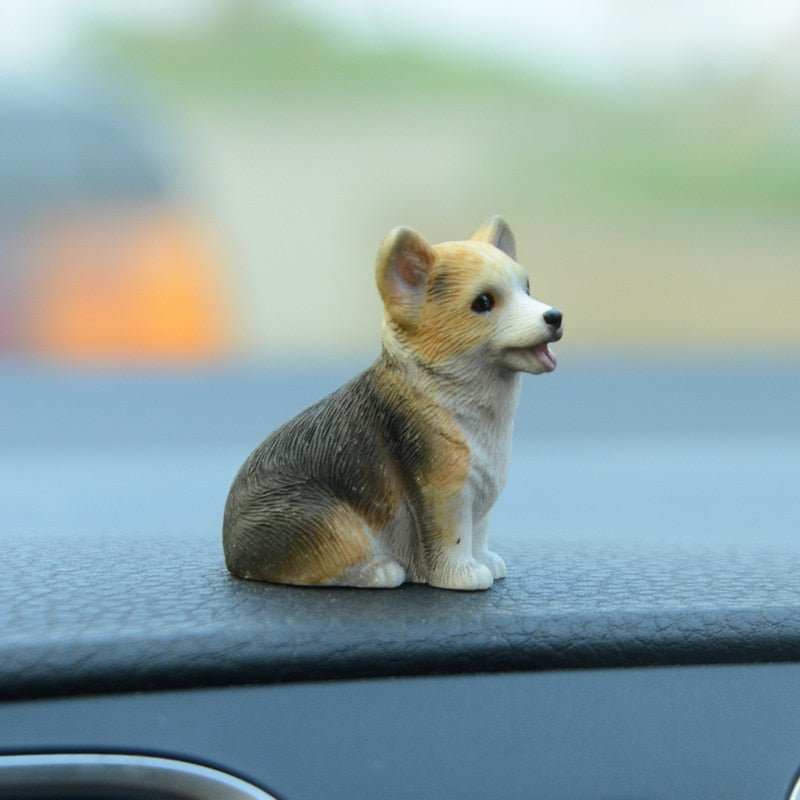 Mini Corgi Car Desk Ornament - DormVibes