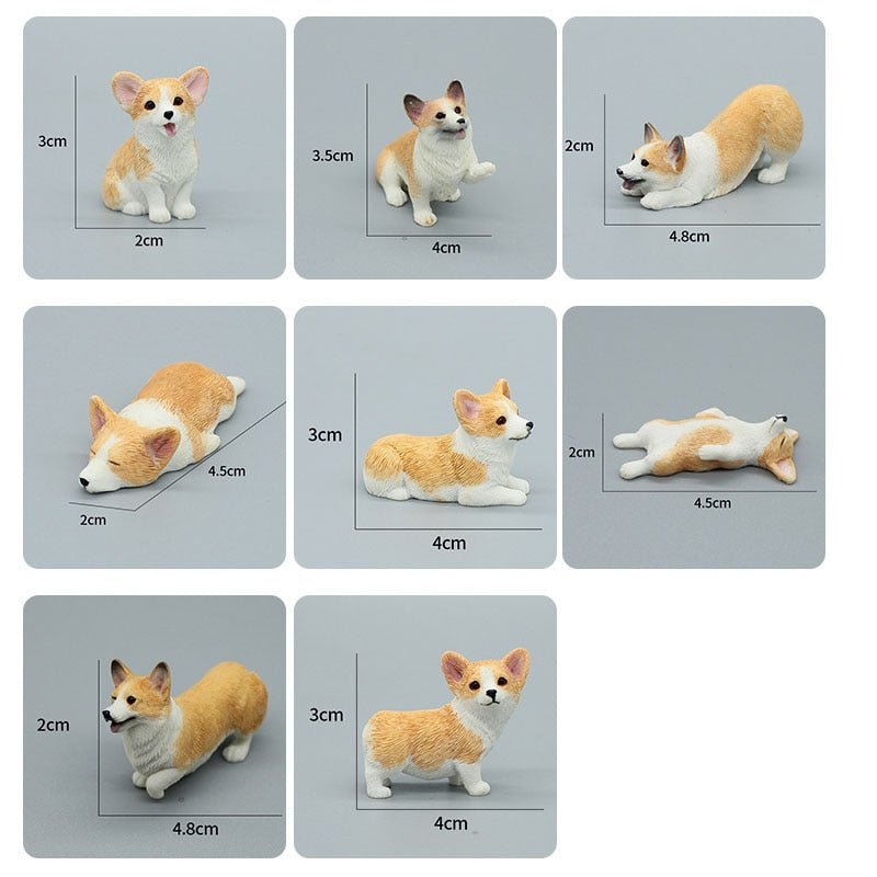 Mini Corgi Car Desk Ornament - DormVibes