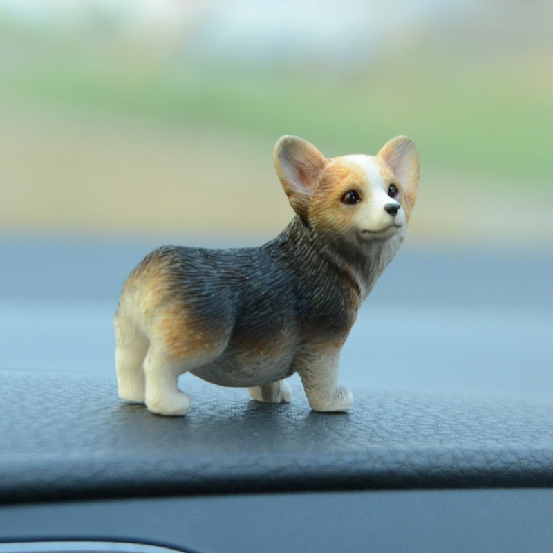 Mini Corgi Car Desk Ornament - DormVibes