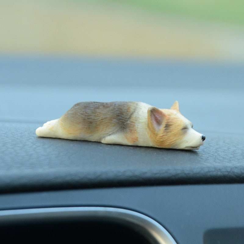 Mini Corgi Car Desk Ornament - DormVibes