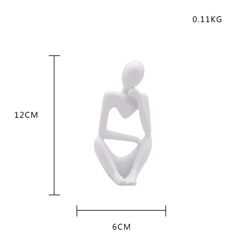 Mini Ornament Couple Sculpture Desk Ornament - DormVibes