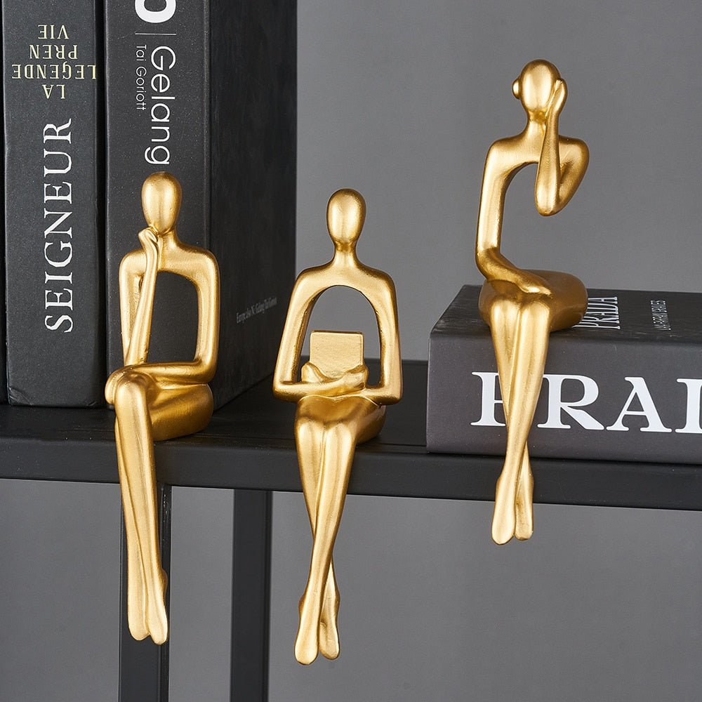Mini Ornament Couple Sculpture Desk Ornament - DormVibes
