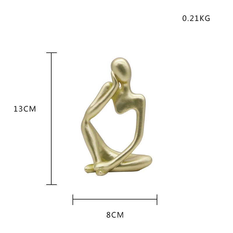 Mini Ornament Couple Sculpture Desk Ornament - DormVibes