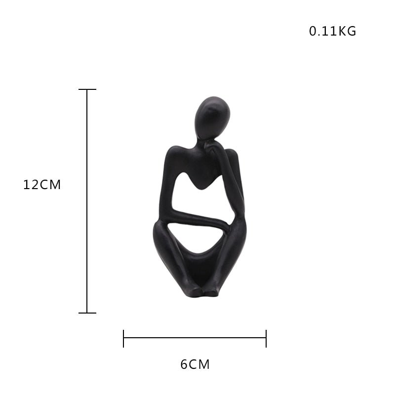 Mini Ornament Couple Sculpture Desk Ornament - DormVibes