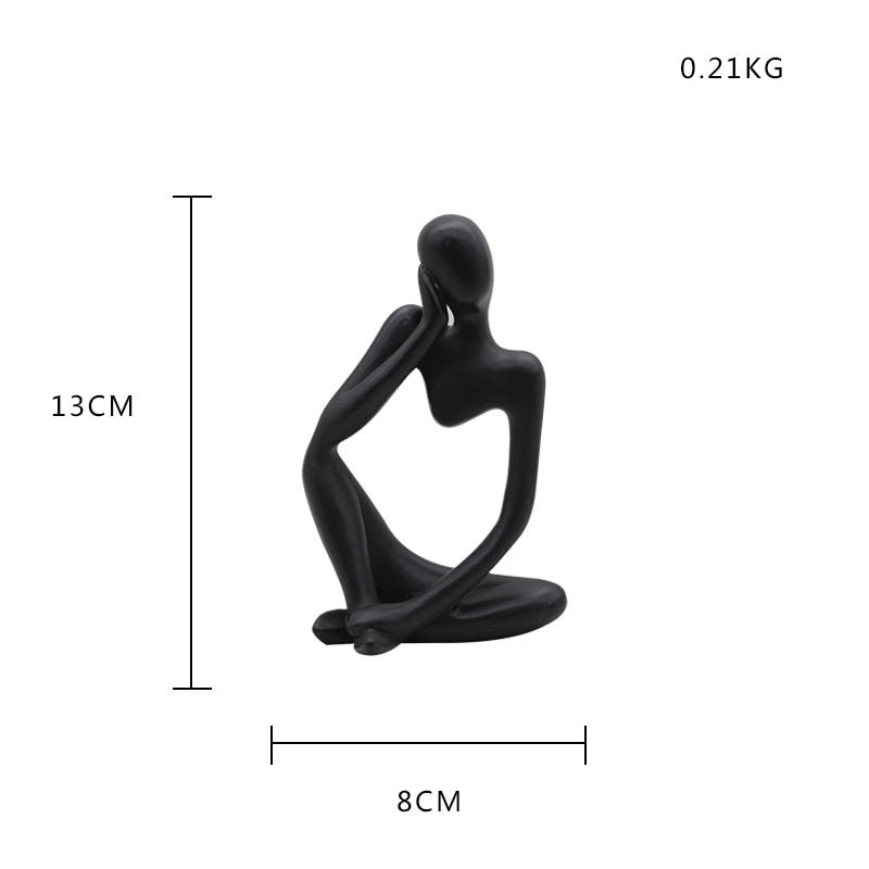 Mini Ornament Couple Sculpture Desk Ornament - DormVibes