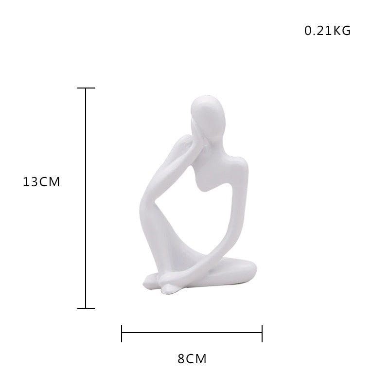 Mini Ornament Couple Sculpture Desk Ornament - DormVibes