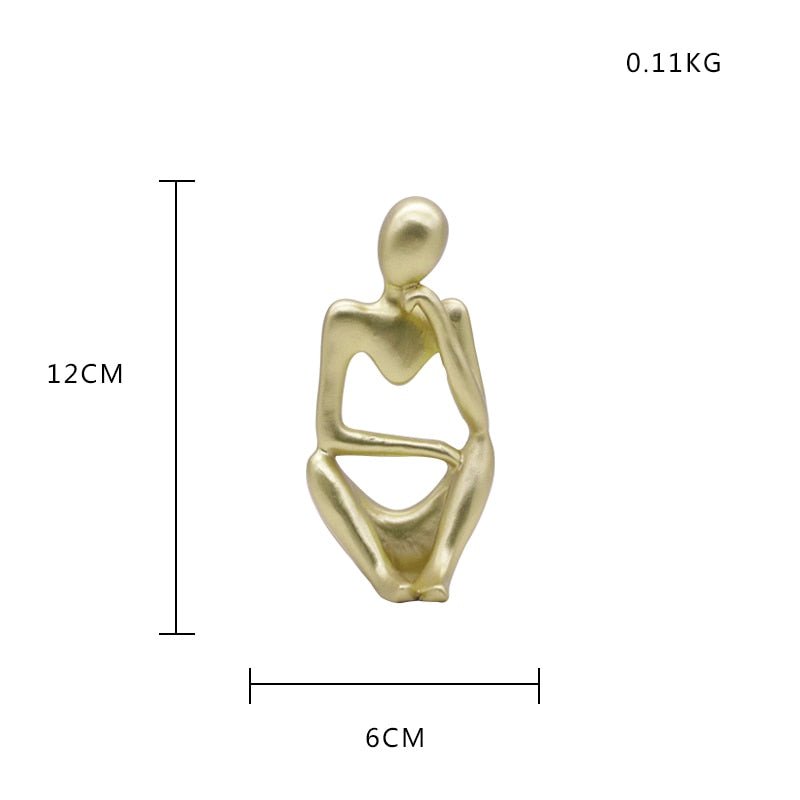 Mini Ornament Couple Sculpture Desk Ornament - DormVibes