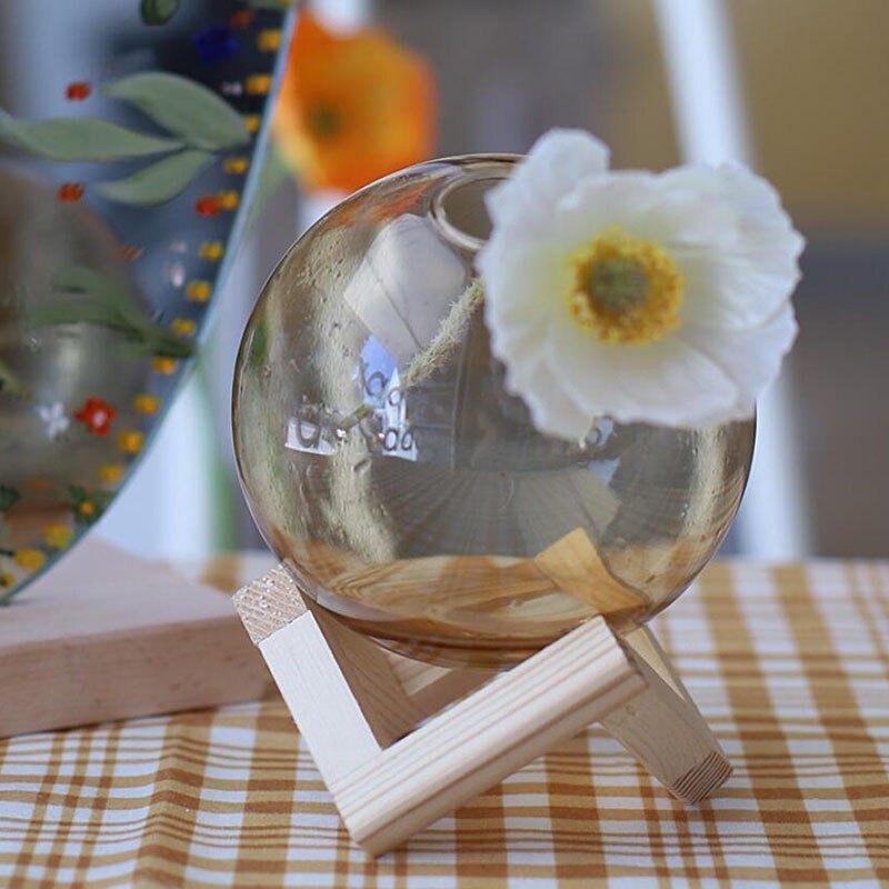 Modern Glass Vase Decor: Stylish Home Accent Ideal for Hydroponic Plants and Crystal Displays - DormVibes