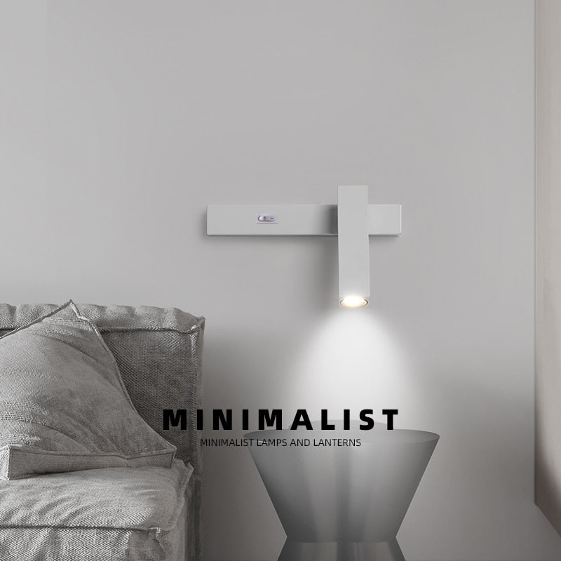 Modern LED Wall Light - Versatile Lighting for Bedroom, Living Room, and Home Decor - DormVibes