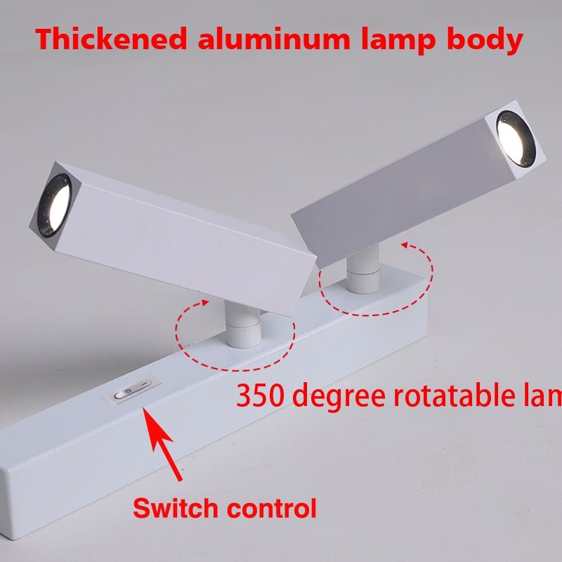 Modern LED Wall Light - Versatile Lighting for Bedroom, Living Room, and Home Decor - DormVibes