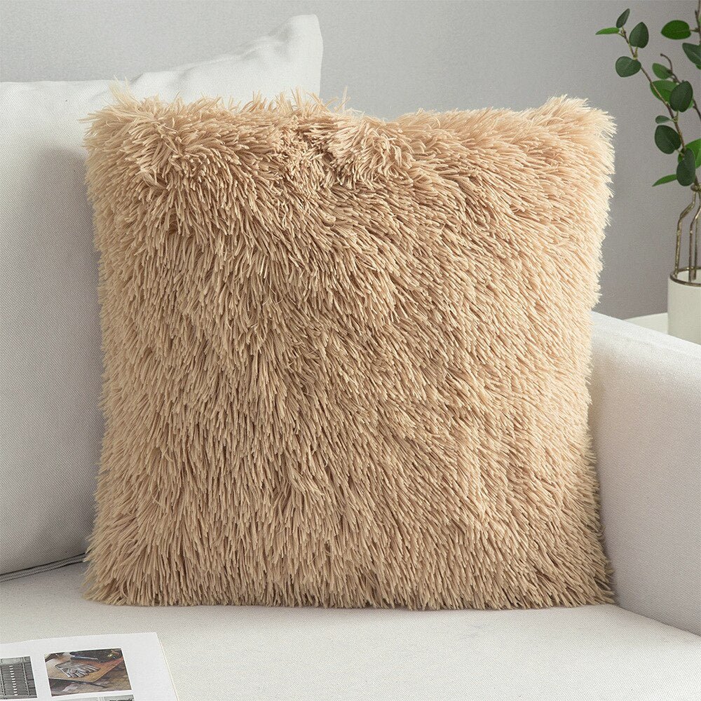 Moroccan Beige Tufted Fringed Cushion Cover Wabi Sabi Tassel