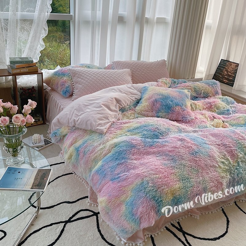 https://www.dormvibes.com/cdn/shop/products/multicolor-pluffy-tie-dyed-bed-set-684647.jpg?v=1685907621