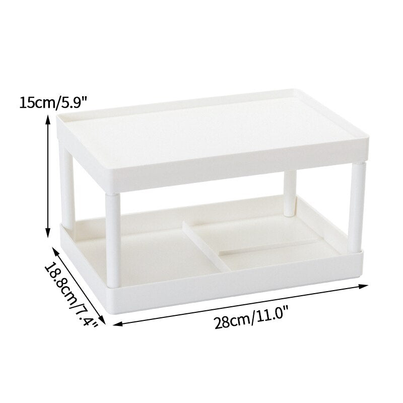 Double Layer Desktop Storage Rack 1pc – OrcaJump Store