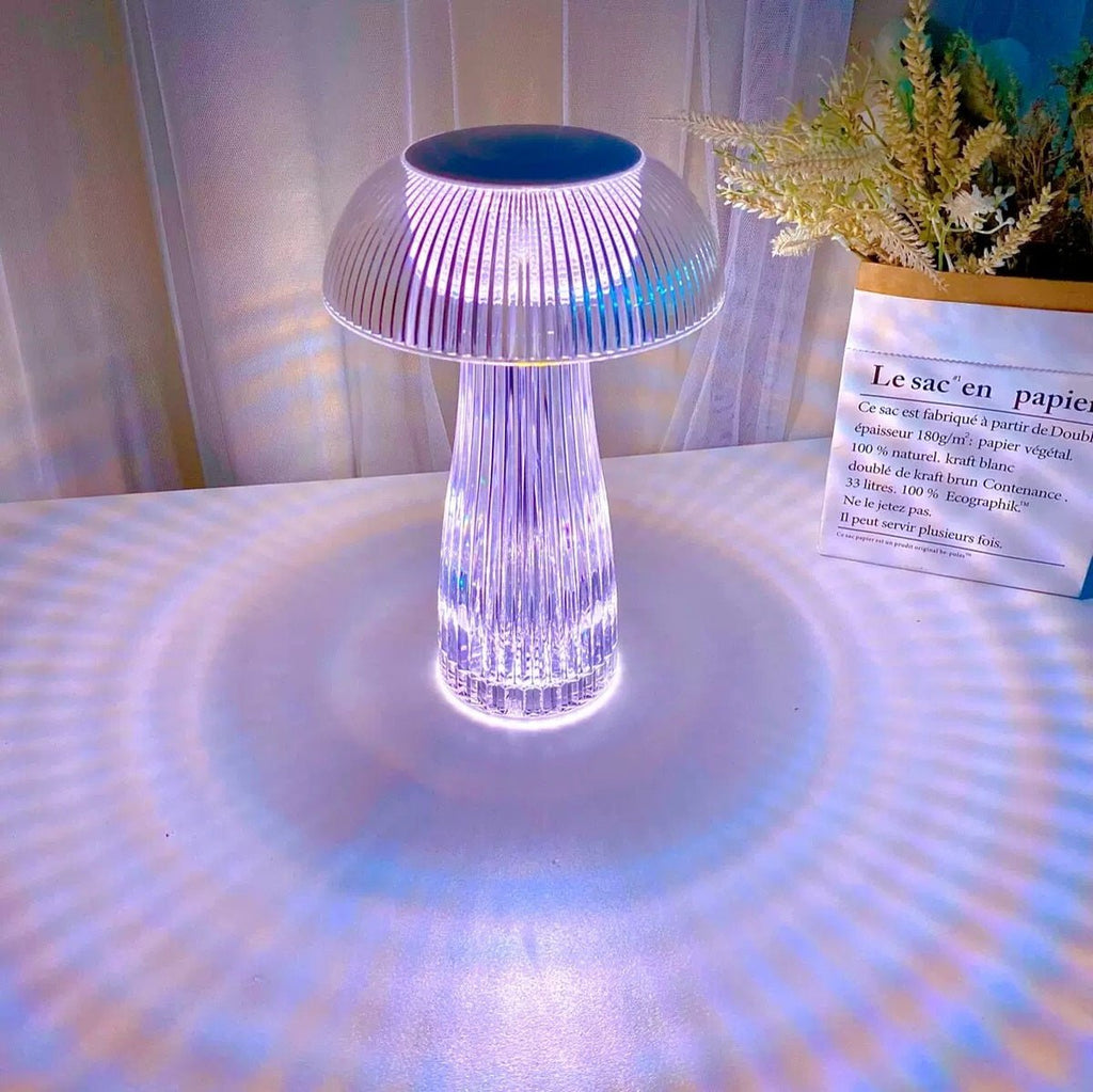 Mushroom Bedroom Crystal Night Lamp - DormVibes
