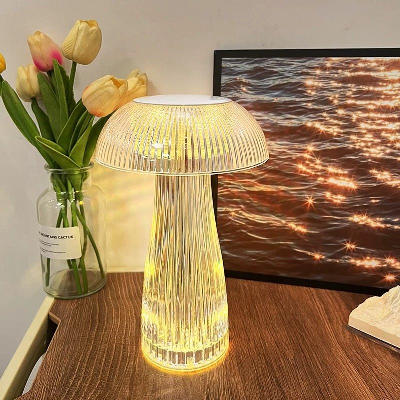 Mushroom Bedroom Crystal Night Lamp - DormVibes