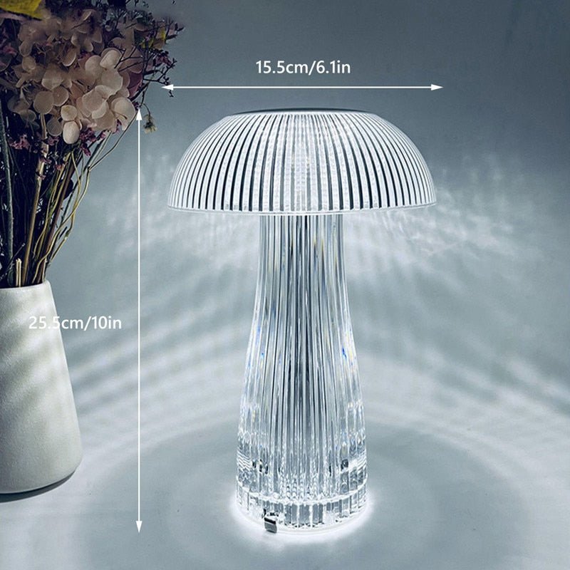 Mushroom Bedroom Crystal Night Lamp - DormVibes