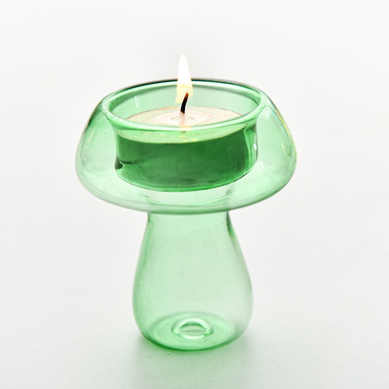 Mushroom Candle Holder Creative Tealight Stand - DormVibes