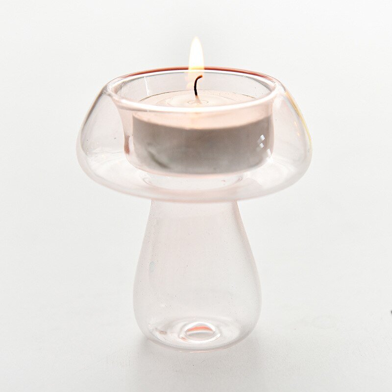 Mushroom Candle Holder Creative Tealight Stand - DormVibes