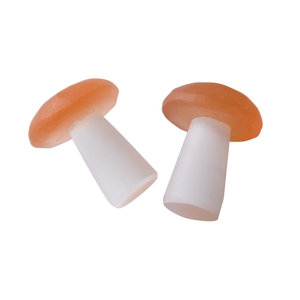 Mushroom Decor Natural Selenite Quartz Crystal - DormVibes