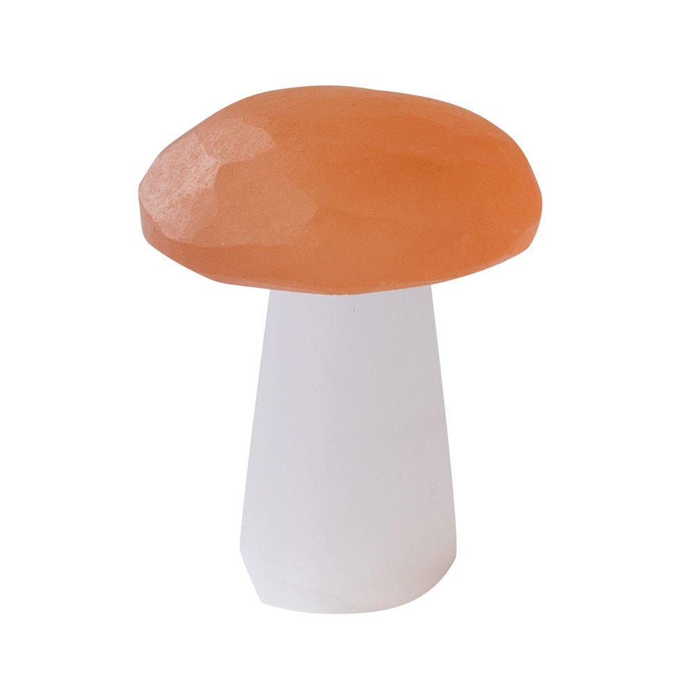 Mushroom Decor Natural Selenite Quartz Crystal - DormVibes