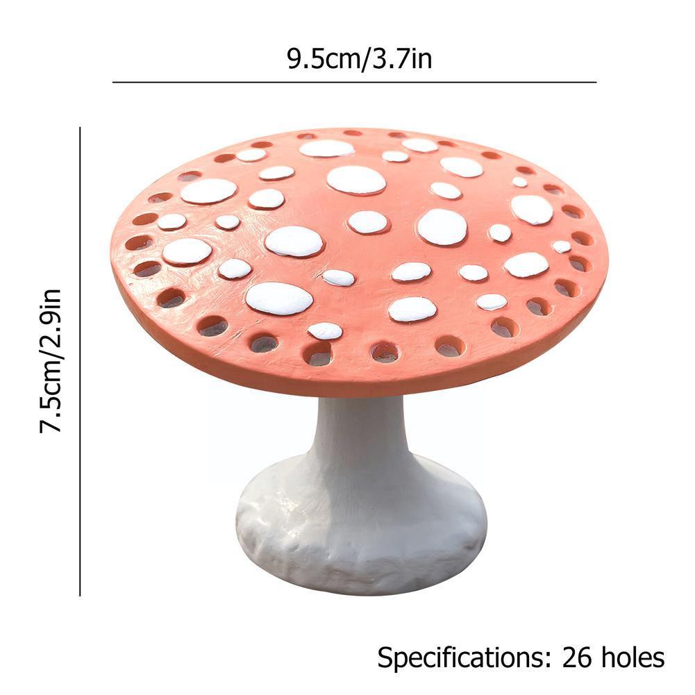 Mushroom Earring Jewelry Holder 26 Holes Storage - DormVibes