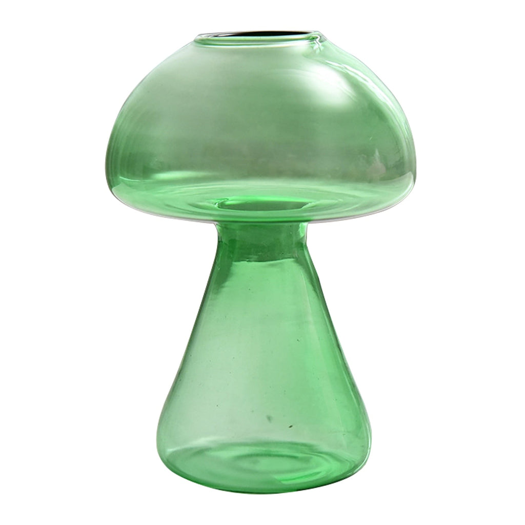 Mushroom Glass Plant Vase - DormVibes