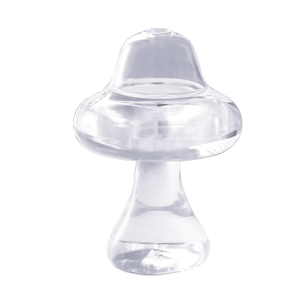 Mushroom Glass Plant Vase - DormVibes