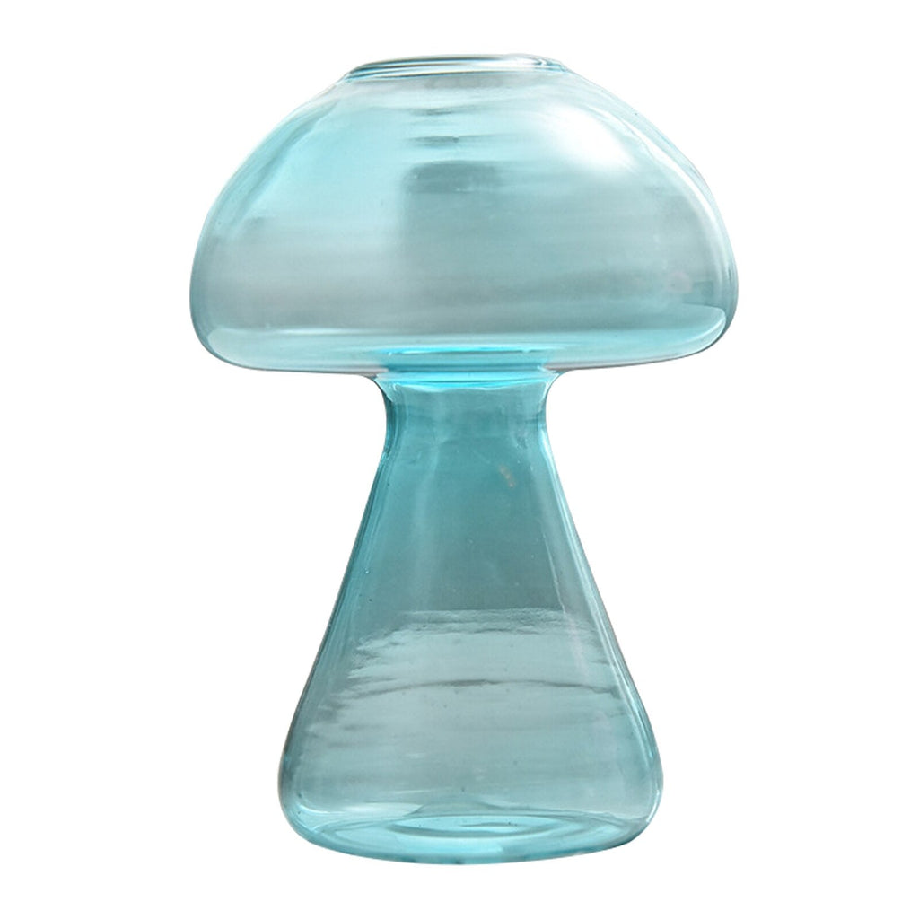 Mushroom Glass Plant Vase - DormVibes