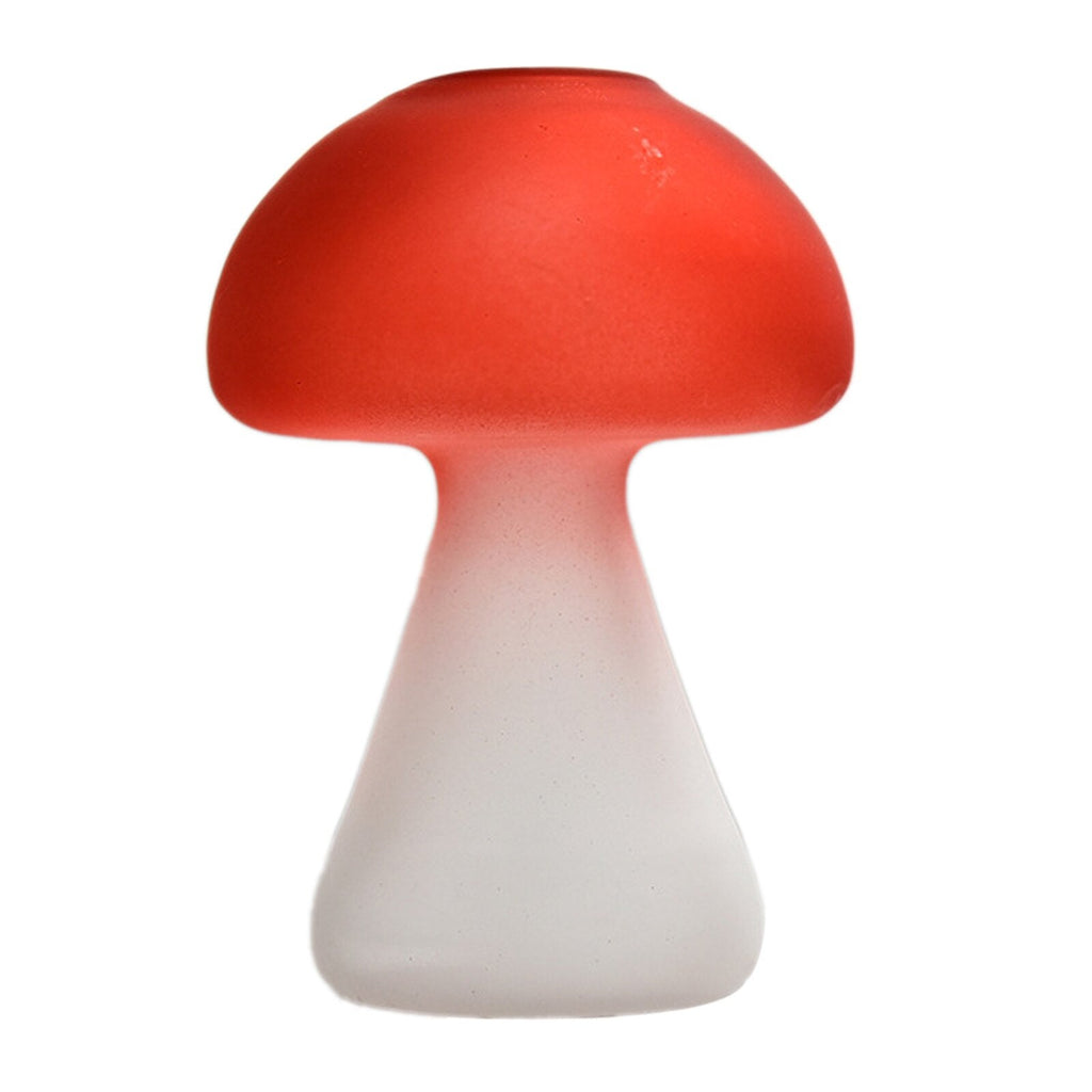 Mushroom Glass Plant Vase - DormVibes