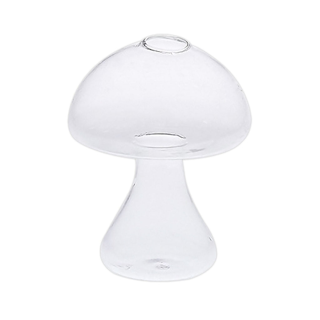 Mushroom Glass Plant Vase - DormVibes
