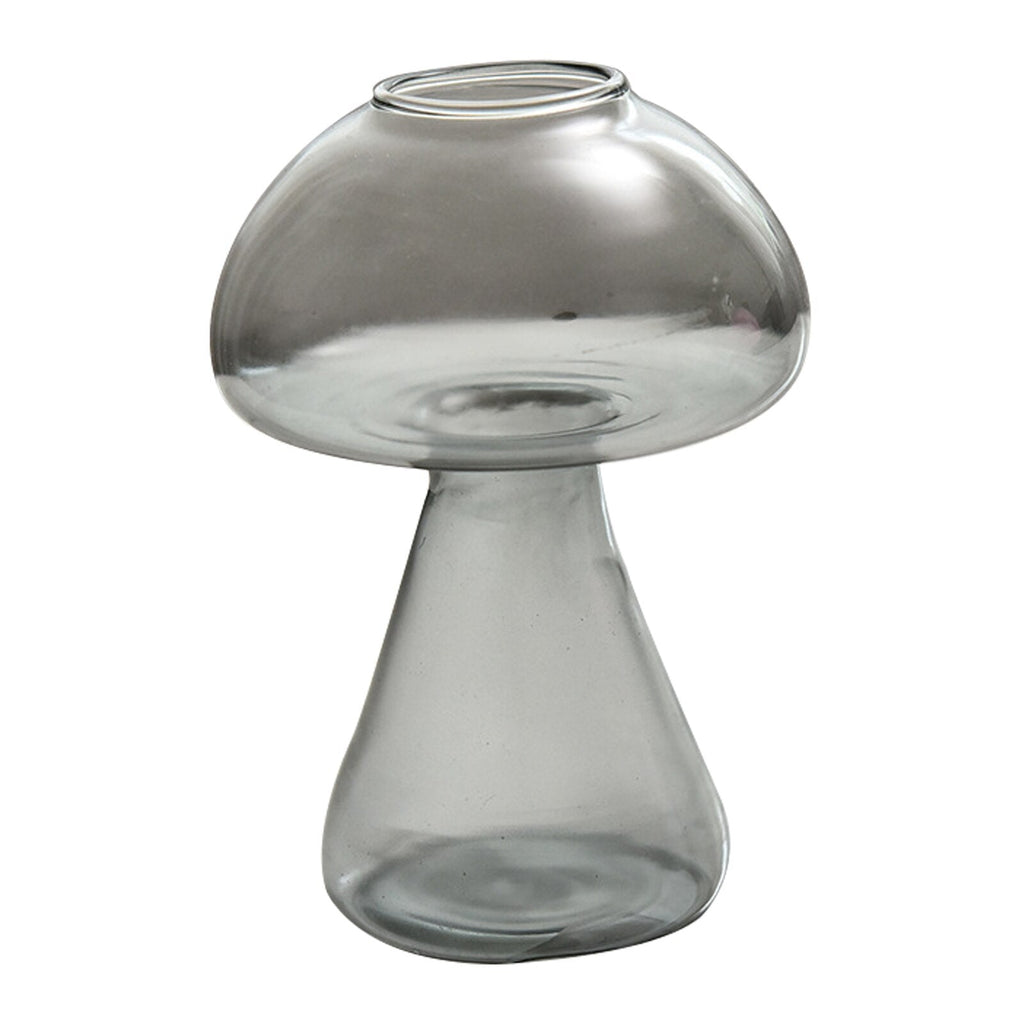 Mushroom Glass Plant Vase - DormVibes