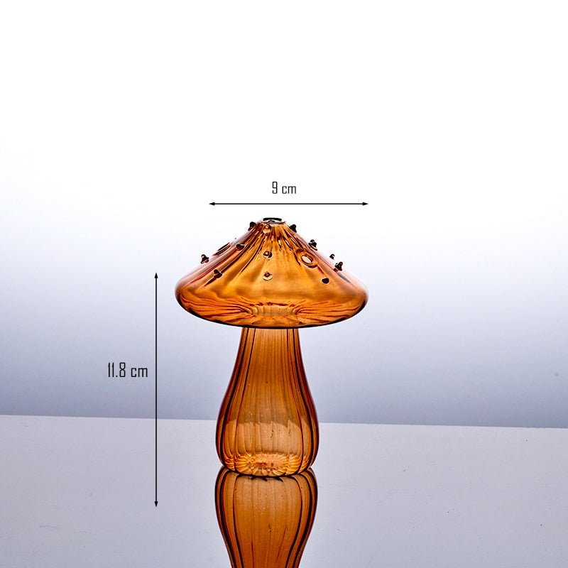 Mushroom Glass Vase Aromatherapy Bottle - DormVibes