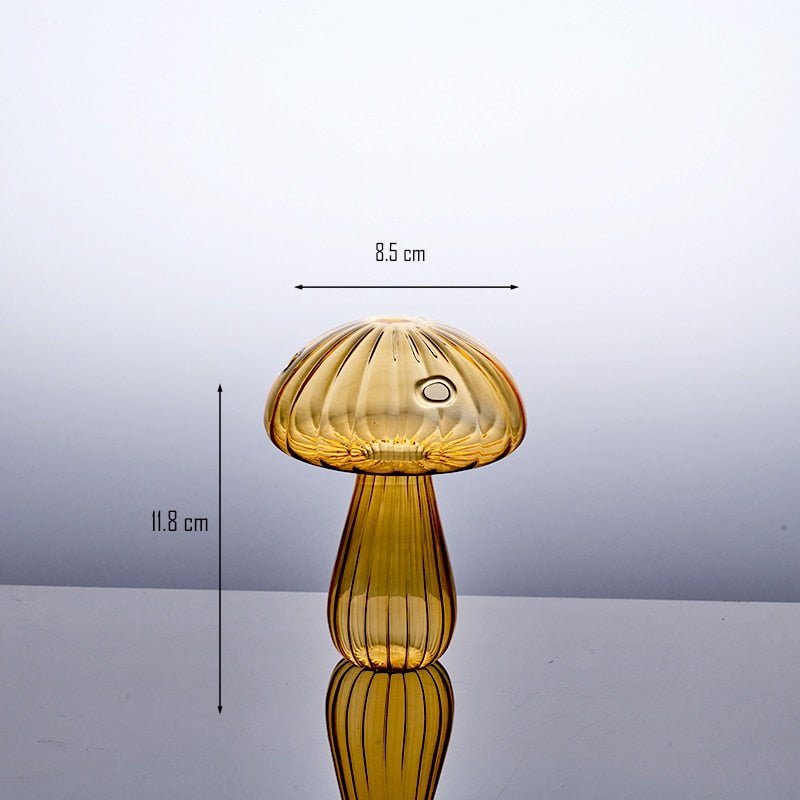 Mushroom Glass Vase Aromatherapy Bottle - DormVibes