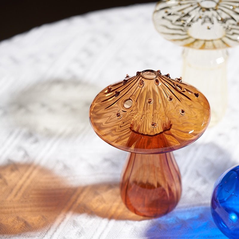 Mushroom Glass Vase Aromatherapy Bottle - DormVibes