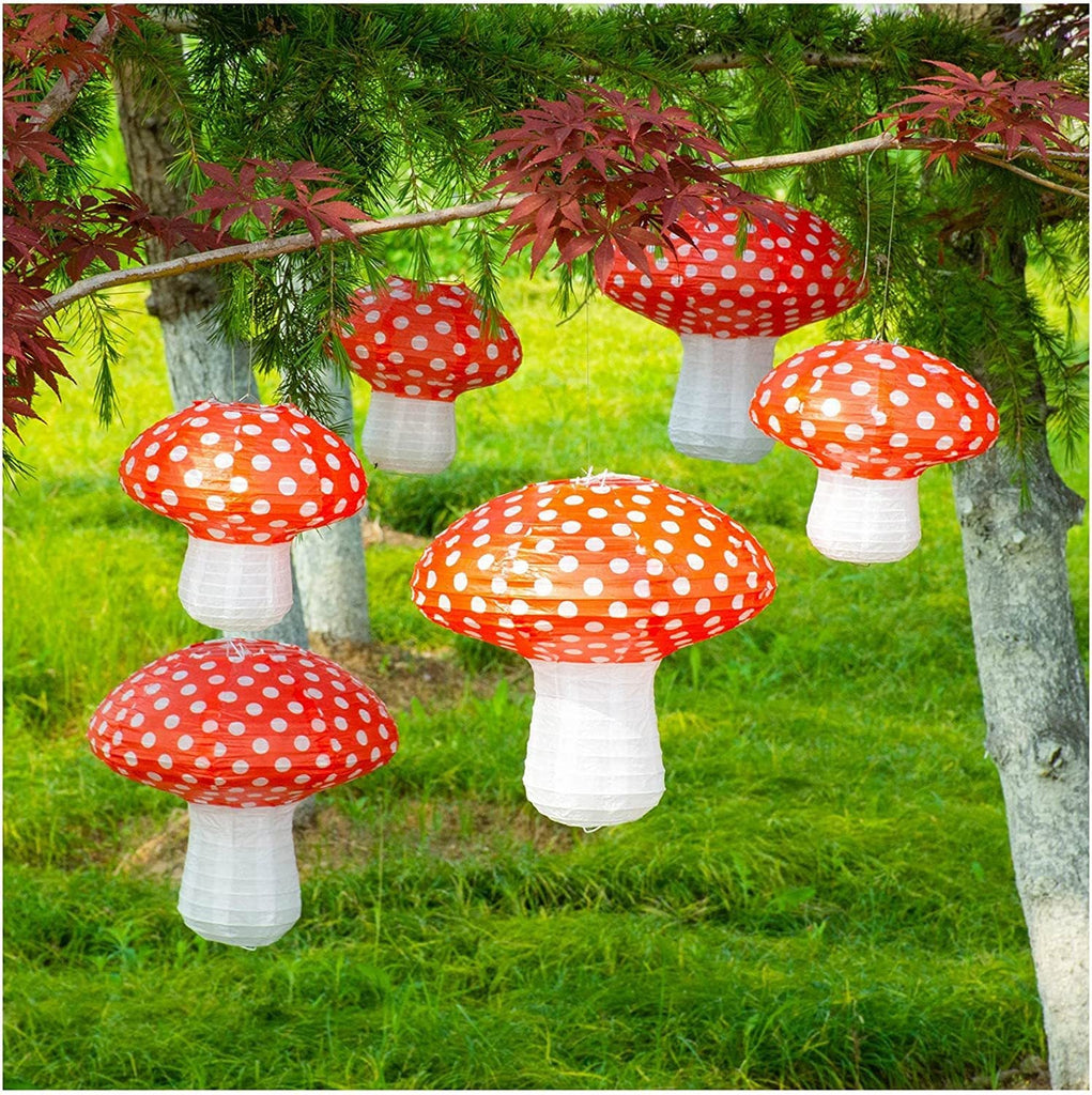 Mushroom Paper Lantern Bedroom Decor - DormVibes