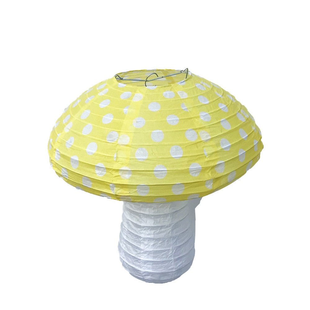 Mushroom Paper Lantern Bedroom Decor - DormVibes