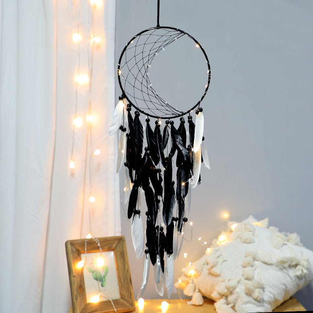 Mystical Eye Black Dreamcatcher - DormVibes