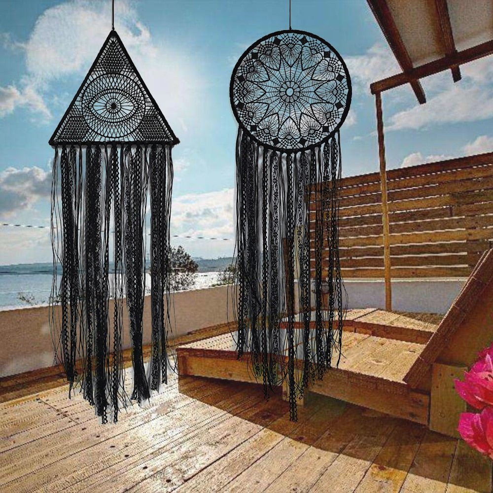 Mystical Eye Black Dreamcatcher - DormVibes