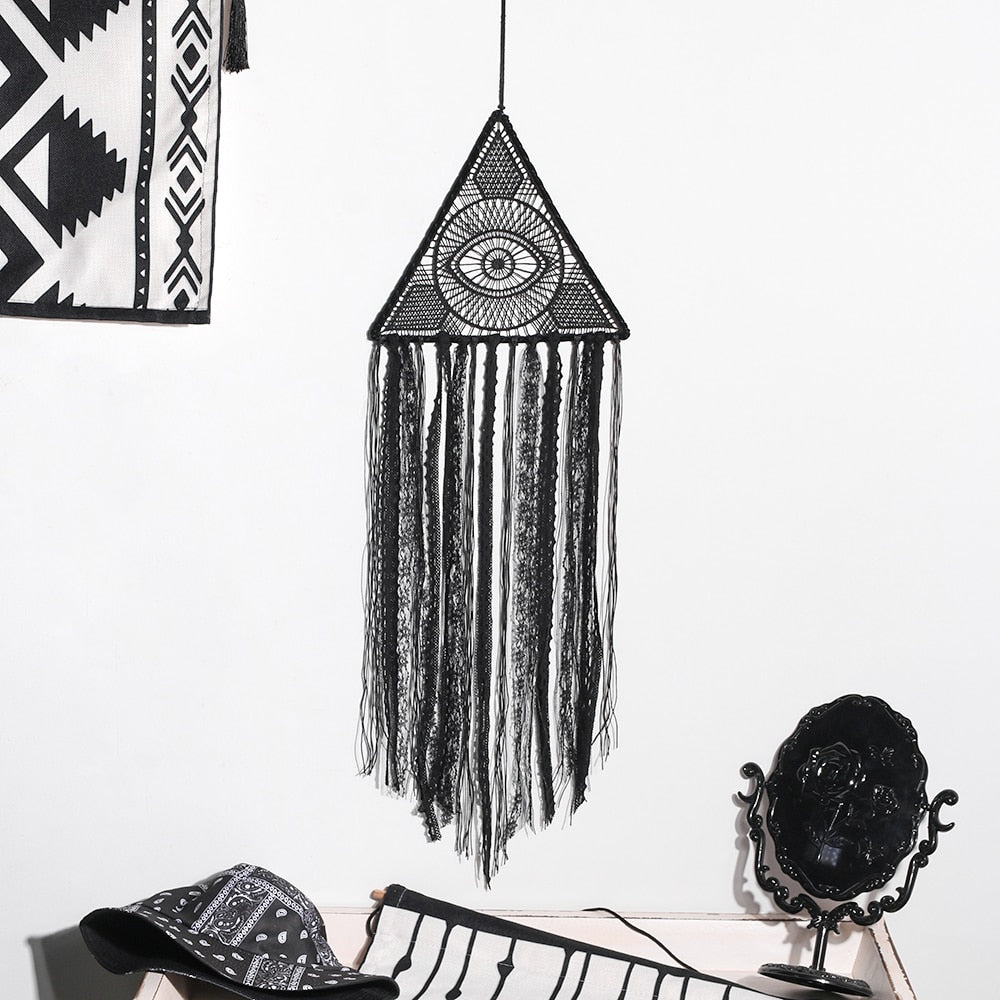 Mystical Eye Black Dreamcatcher - DormVibes