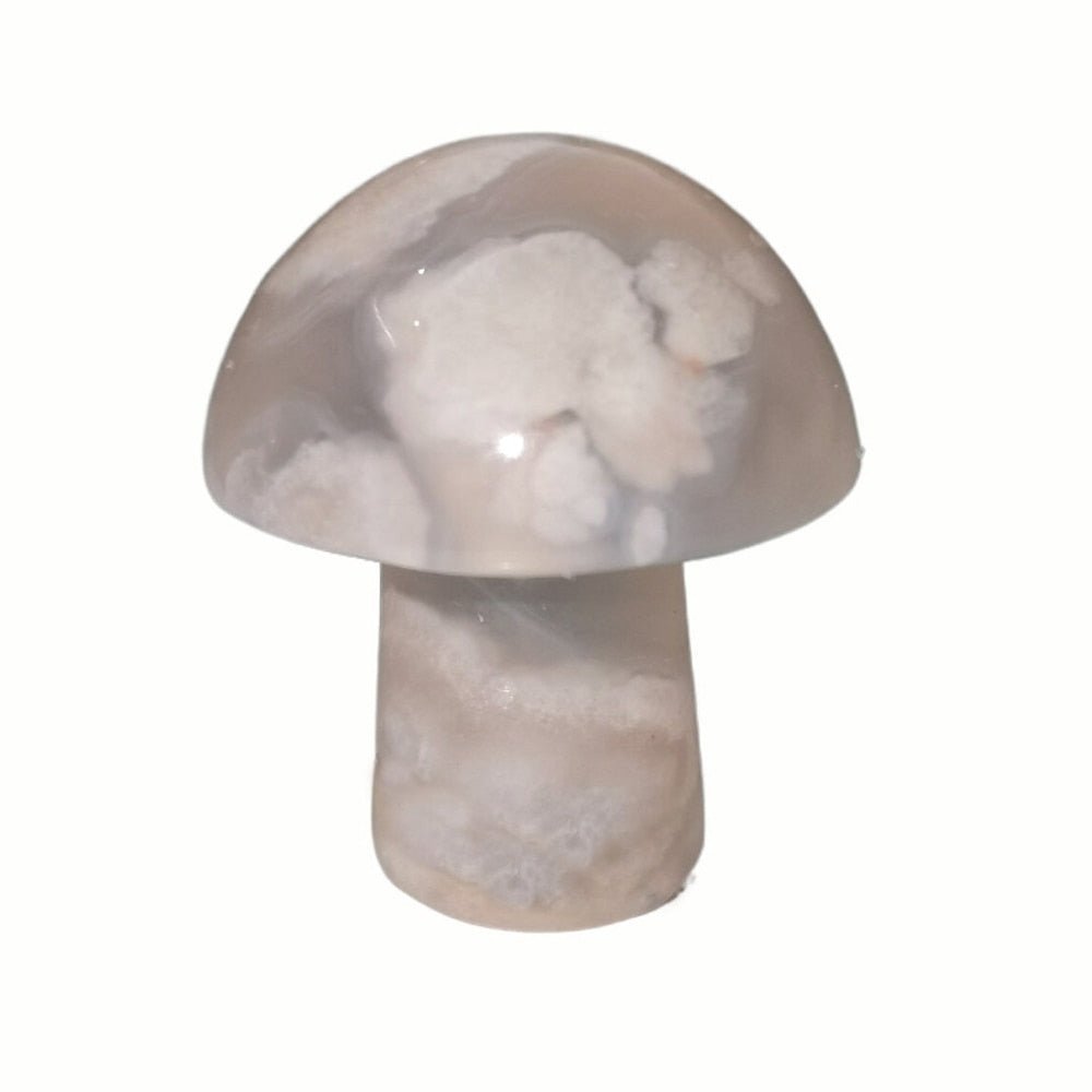 Natural Stone Quartz Healing Mushroom - DormVibes